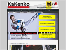 Tablet Screenshot of karate-hersbruck.de